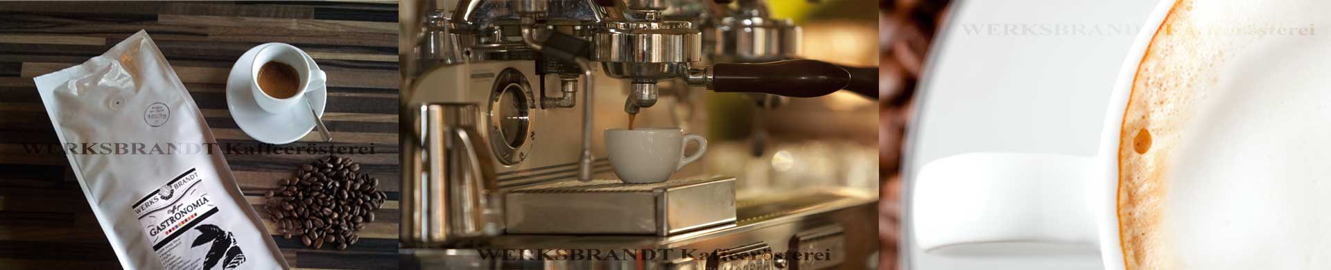 WERKSBRANDT Kaffeerösterei Impressionen Kaffeemaschine Espressomaschine Kaffeebohnen Cappuccino